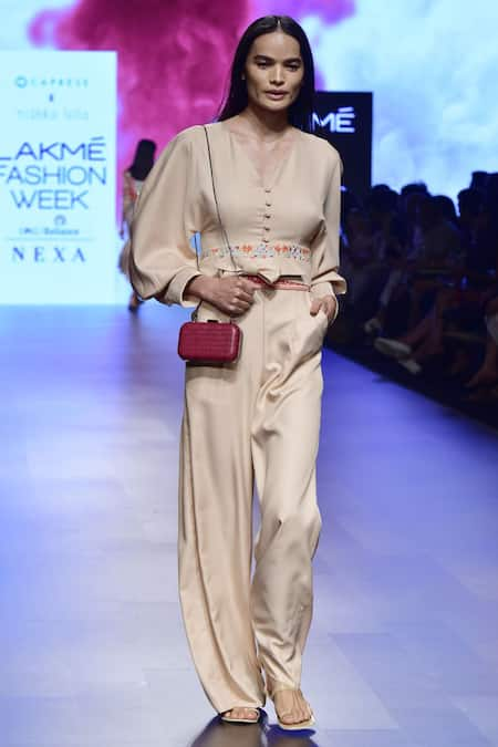 Nishka Lulla Beige Jumpsuit