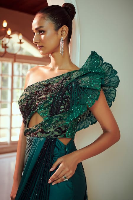 Best Purple colur Designer Gown – Joshindia