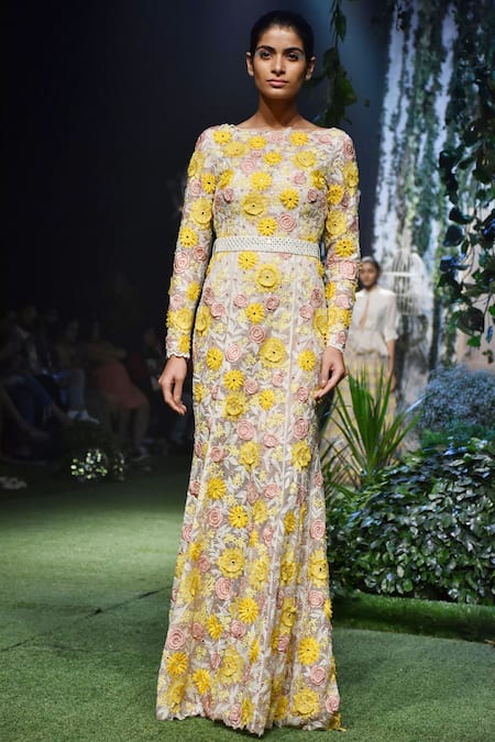 Shriya Som Embroidered Gown 