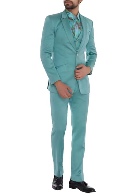 Mapxencars Single Breasted Suit Set 