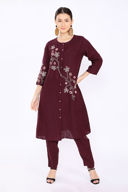 Linen Bloom Linen Embroidered Tunic 