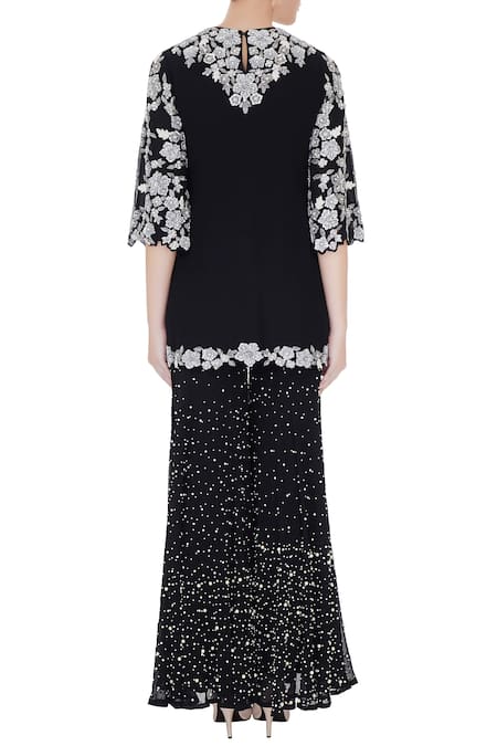 J By Jannat Embroidered Kurta Sharara Set 