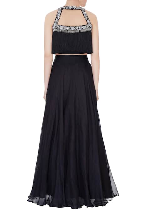 J By Jannat Chanderi Organza Lehenga Set 