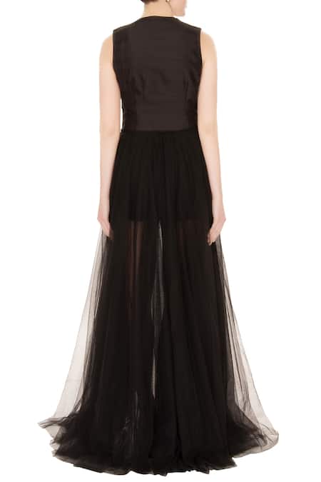 Aharin India Embroidered gown 