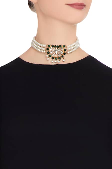 AE-Tee Beaded Choker Necklace 