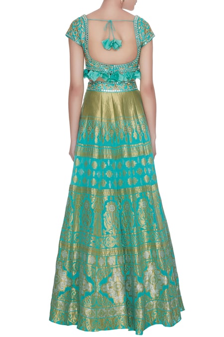 Neha Khullar  Embroidered Lehenga Set 