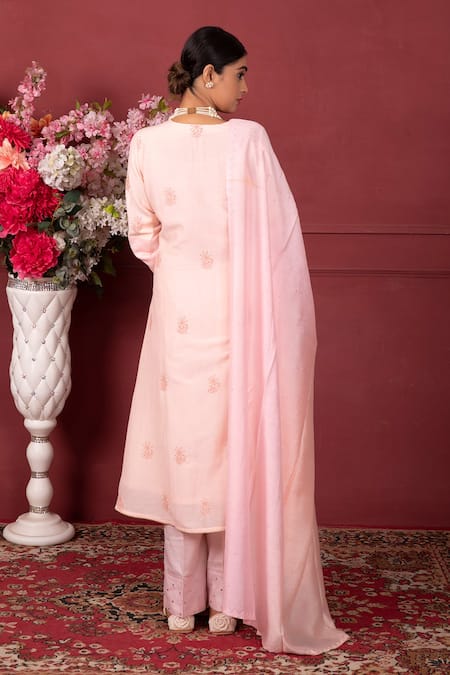 Ruh Clothing Chikankari Work Kurta Set 