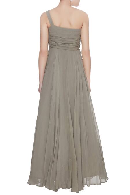 Shop Bhumika Sharma Beige Embellished Gown at Aza Fashions Shop_Bhumika Sharma_Beige Embellished Gown_at_Aza_Fashions