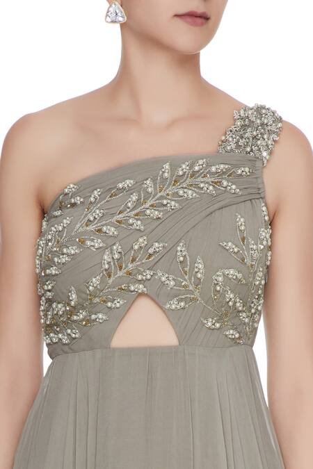 Bhumika Sharma Beige Embellished Gown at Aza Fashions Bhumika Sharma_Beige Embellished Gown_at_Aza_Fashions