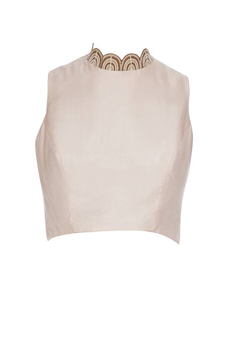 Shop Sva By Sonam & Paras Modi Nude Beige Silk And Organza Pearl Embroidered Saree Set Online at Aza Fashions Shop_Sva By Sonam & Paras Modi_Nude Beige Silk And Organza Pearl Embroidered Saree Set_Online_at_Aza_Fashions