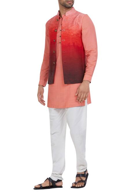 Khaki Yellow- Cotton Nehru Jacket | Men fashion casual shirts, India  fashion men, Dress suits for men