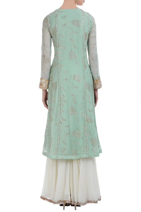 Ushma Vaidya Hand Embroidered Kurta Set 