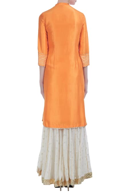 Ushma Vaidya Silk Kurta Set 