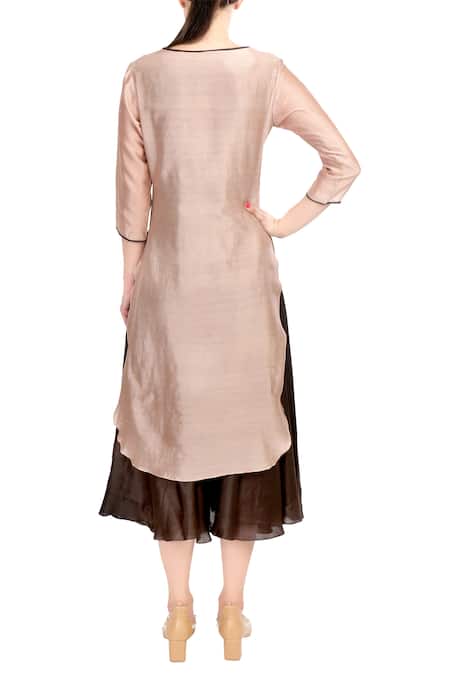 Soup By Sougat Paul Chanderi Layered Kurta 