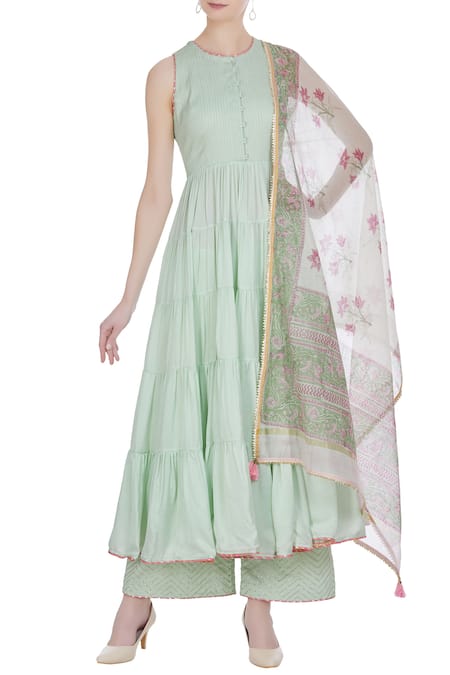 Priyanka Jain Frilly layered kurta set 