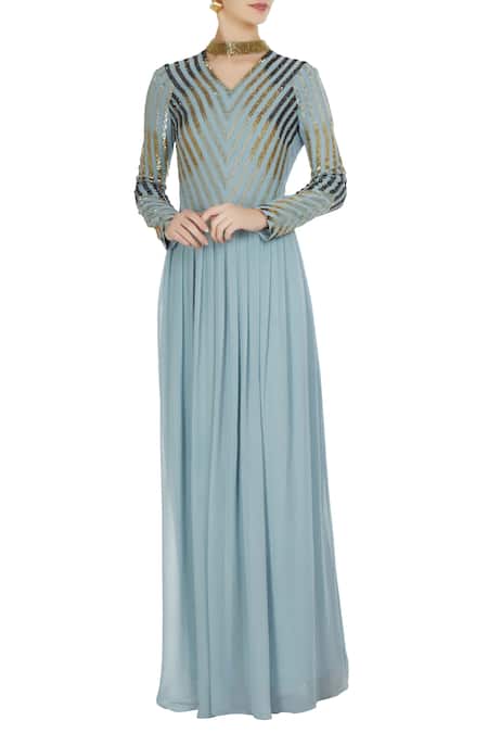 Huemn Embellished Flared Dress 