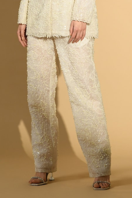 Alia White Lounge Pants, XS-XL