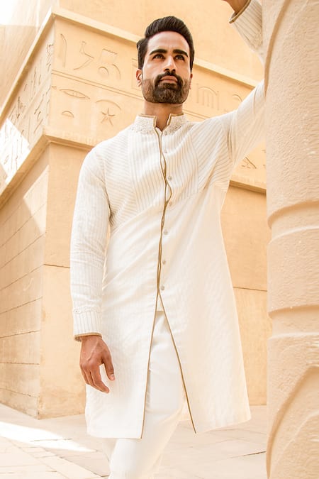Soniya G Silk Kurta & Salwar Set 