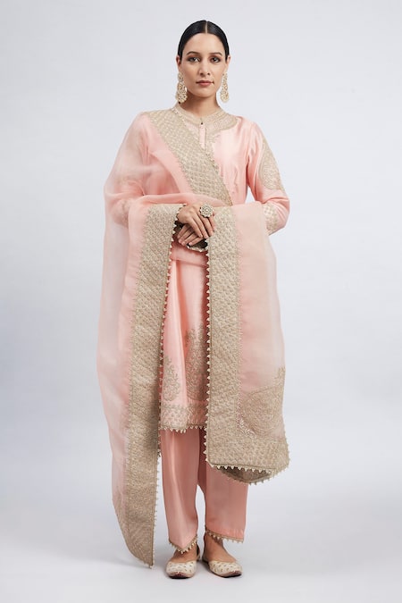 Sheetal Batra Rahbya Chanderi Kurta Set 