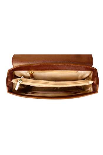 The House Of Ganges Gold Sandra Vegan Leather Handbag at Aza Fashions The House Of Ganges_Gold Sandra Vegan Leather Handbag_at_Aza_Fashions