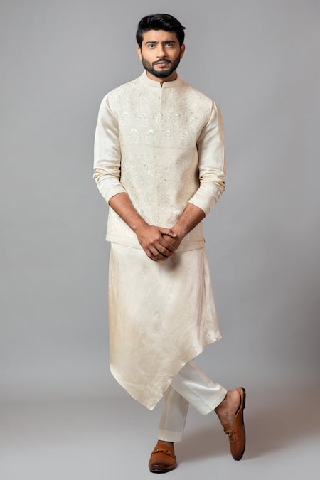 PAARSH Embroidered Nehru Jacket 