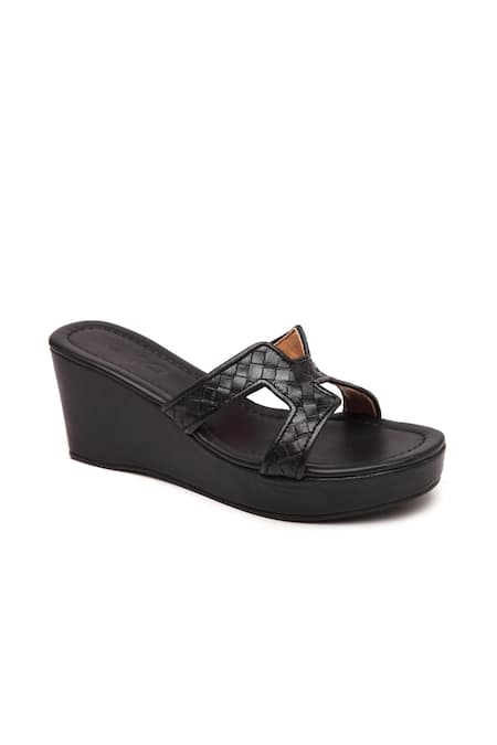 Tissr Woven Leather Wedges 