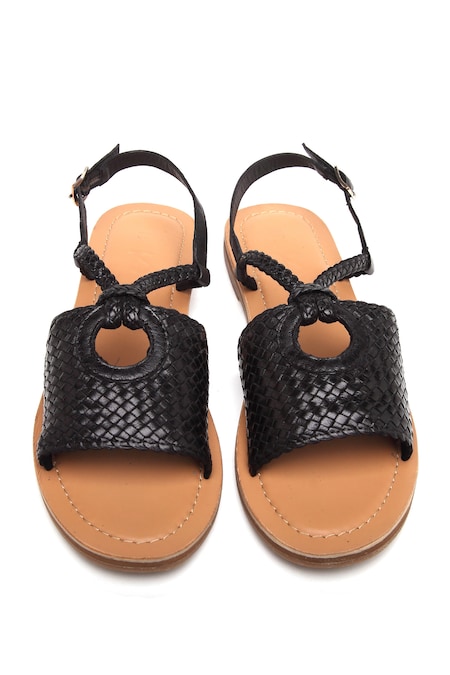 CABO - Mandarina Woven Leather Sandals – Souliers Martinez