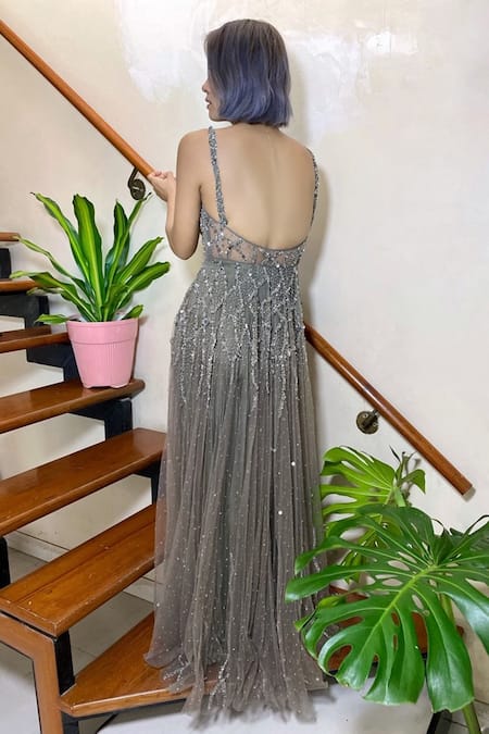 Maiti Shahani Hand Embroidered Gown 