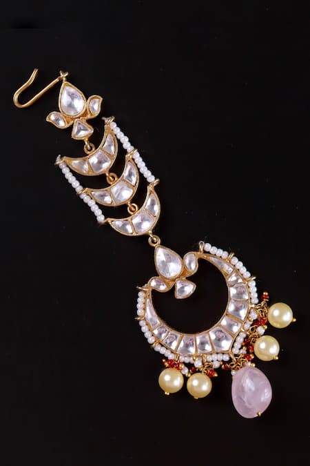 Osvag India Polki Embellished Maangtikka 
