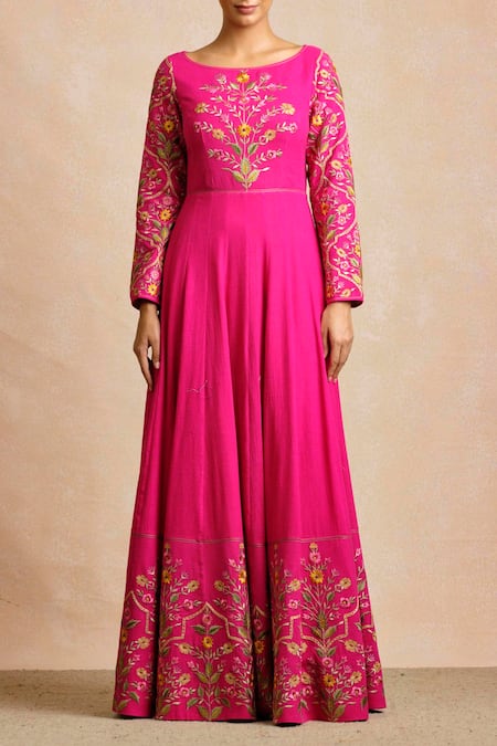 Sue Mue Handloom Embroidered Anarkali 