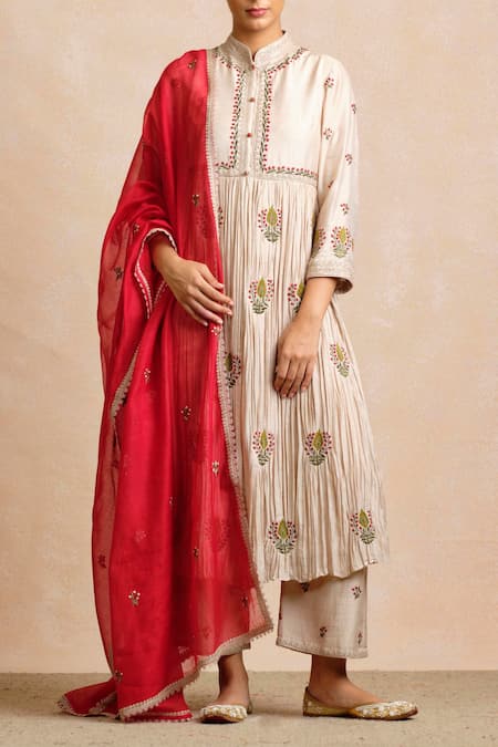 Sue Mue Handloom Maheshwari Kurta Set 