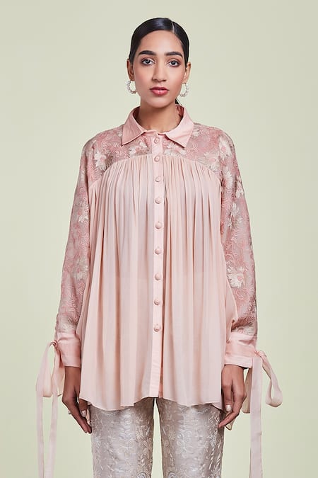 Sue Mue Embroidered Shirt 