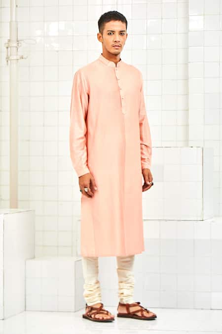 Rajesh Pratap Singh Blue Viscose Textured Kurta Set Online at Aza Fashions Rajesh Pratap Singh_Blue Viscose Textured Kurta Set _Online_at_Aza_Fashions