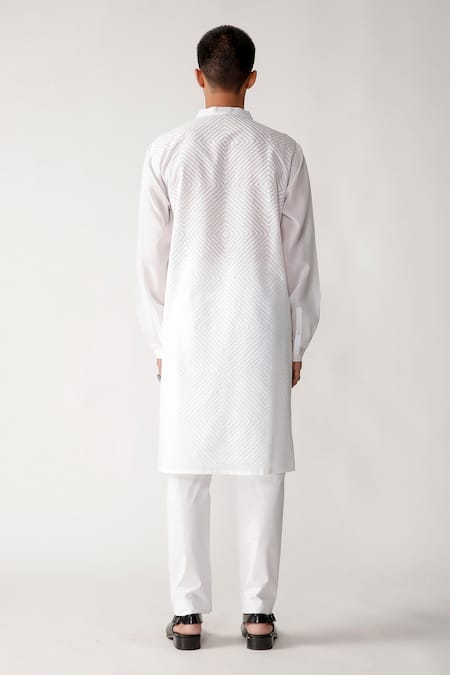 Rajesh Pratap Singh Barsam Handwoven Kurta Set 