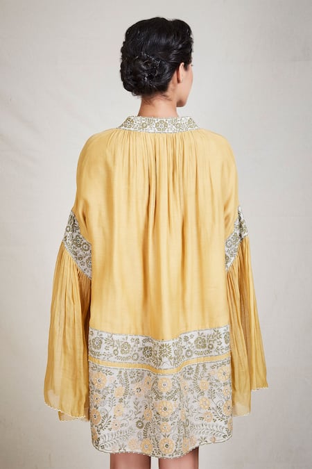 Sue Mue Embroidered Short Tunic 