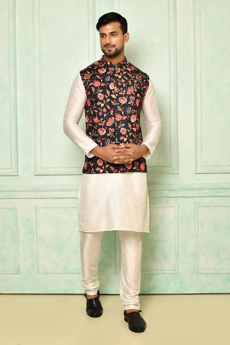 Arihant Rai Sinha Printed Bundi Kurta Set 