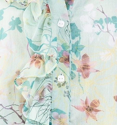 Buy Aroop Shop India Green Chiffon Shawl Neck Jean Catmint Print Shirt Dress Online at Aza Fashions Buy_Aroop Shop India_Green Chiffon Shawl Neck Jean Catmint Print Shirt Dress _Online_at_Aza_Fashions