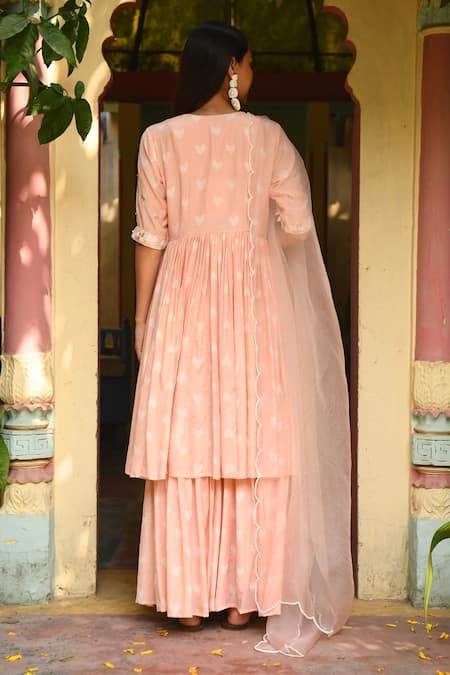 Rekha Agra Printed Anarkali Set 