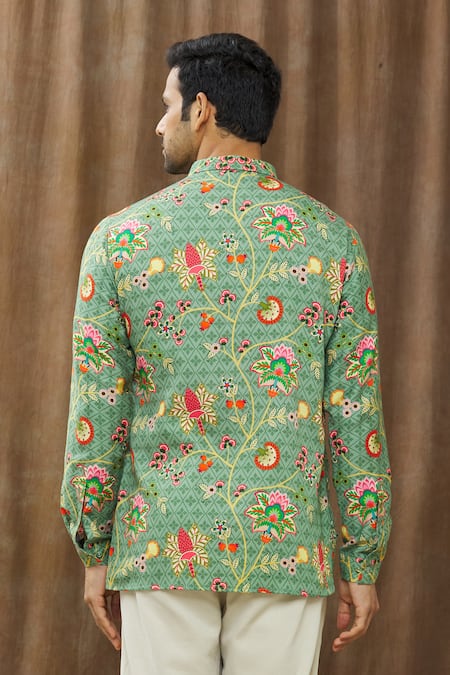 Siddhartha Bansal Floral Print Shirt 
