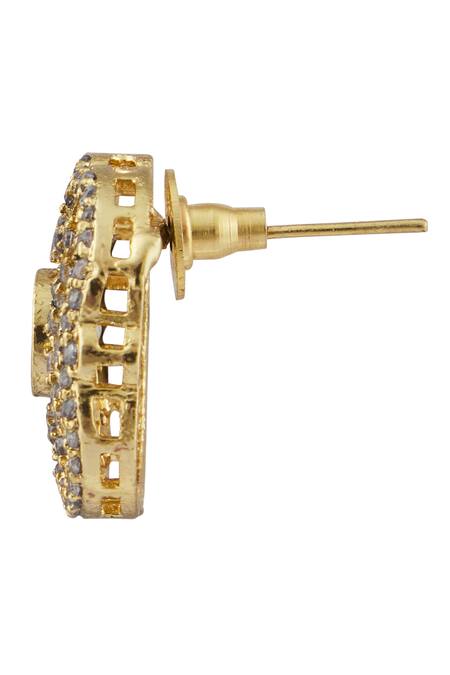 Saga Jewels_Multi Color Beads Kundan Embellished Pendant Choker Set_Online_at_Aza_Fashions