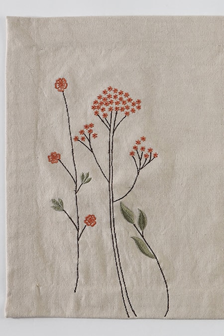 Table Manners_Off White Cloth Being A Dragonfly Placemats _Online_at_Aza_Fashions