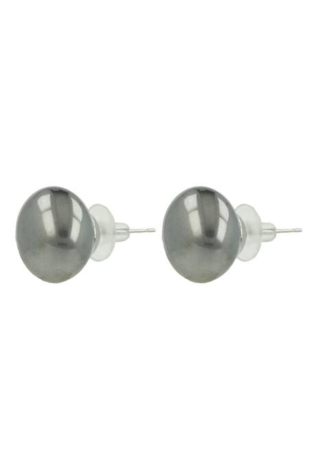 Aesa Allium Frost 14K Freshwater + Grey Pearl Earrings – Des Kohan