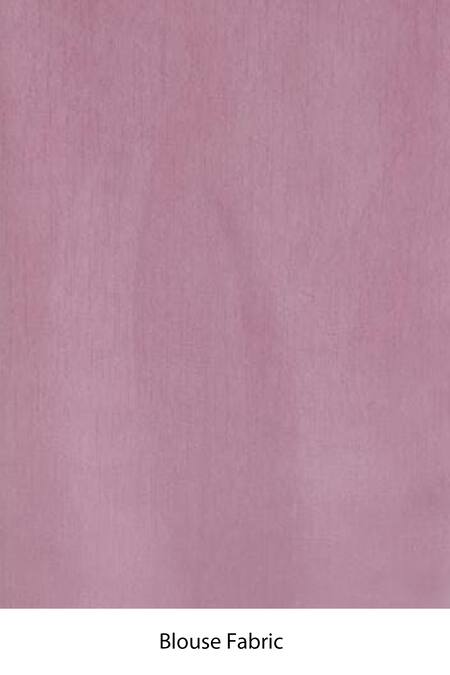 Shorshe Clothing_Pink Octa Gota Chanderi Saree_at_Aza_Fashions