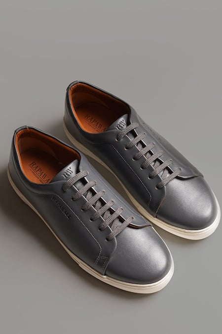 Rapawalk Lace Up Leather Sneakers 