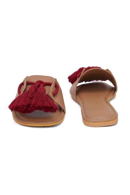 Shop_Sole House_Beige Slip On Flats _Online_at_Aza_Fashions