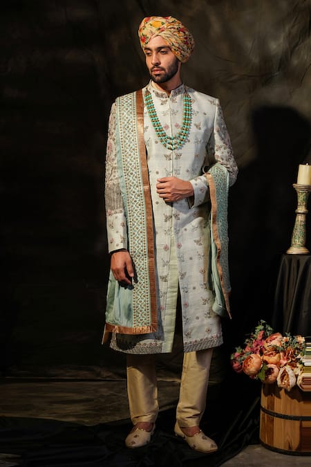 Soniya G Embroidered Sherwani Set 