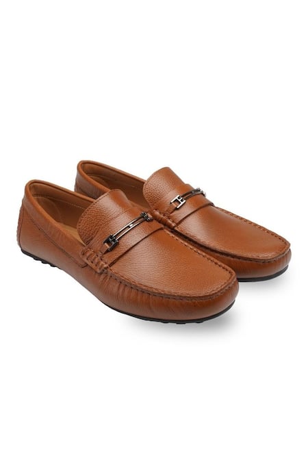 Rapawalk Handcrafted H-Buckle Moccasins Loafers 