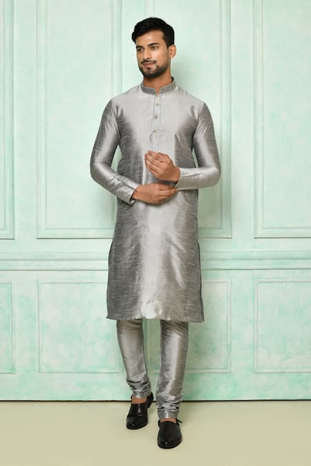 Arihant Rai Sinha Silk Kurta & Pant Set 