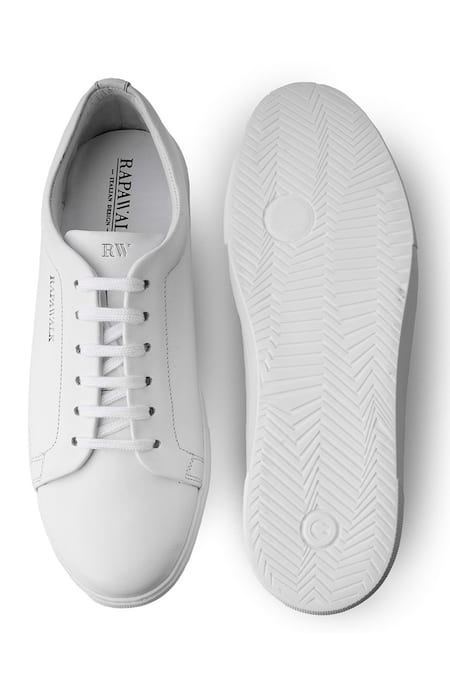 Rapawalk Lace Up Leather Sneakers 