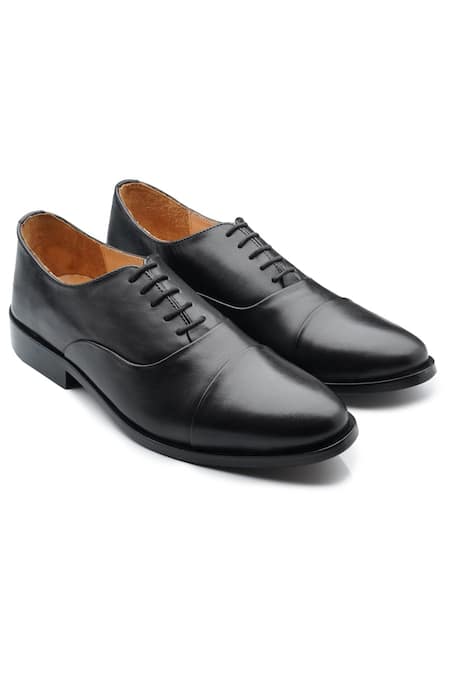 Rapawalk Handcrafted Toe Cap Oxford Shoes 